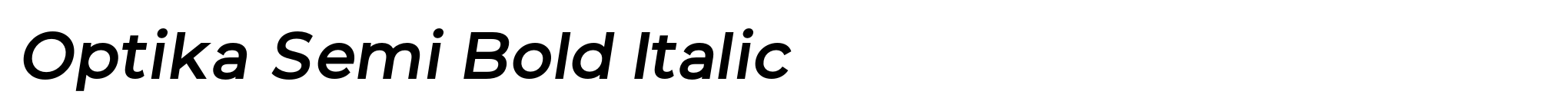 Optika Semi Bold Italic image